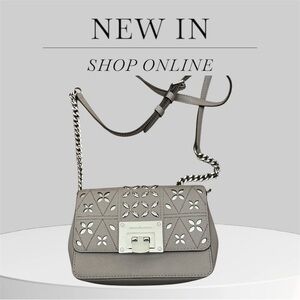 Michael Kors Tina purse in silver (blossom)